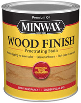 Minwax Wood Finish 70041444 Wood Stain, Golden Pecan, Liquid, 1 qt, Can